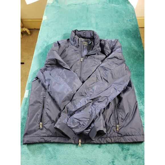 Polo Ralph Lauren Performance Jacket Extra Large Mens Blue Full Zip Windbreaker - Picture 5 of 8